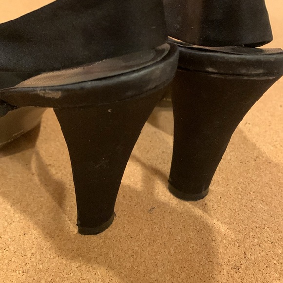 Nine West Black Shoes size 6.5 - Picture 7 of 12
